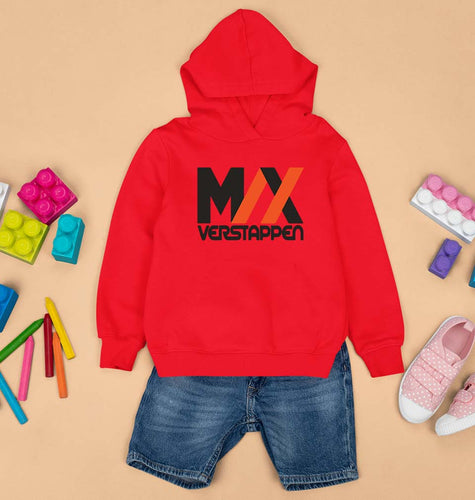 Max Verstappen Kids Hoodie for Boy/Girl-0-1 Year(22 Inches)-Red-Ektarfa.online