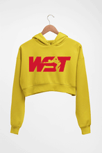 Load image into Gallery viewer, World Snooker (WST) Crop HOODIE FOR WOMEN-Mustard Yellow-Ektarfa.online
