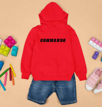 Load image into Gallery viewer, Commando Kids Hoodie for Boy/Girl-RED-Ektarfa.online
