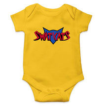 Load image into Gallery viewer, Swat Kats Logo Kids Romper For Baby Boy/Girl-0-5 Months(18 Inches)-Yellow-Ektarfa.online
