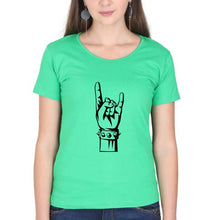 Load image into Gallery viewer, The Rock T-Shirt for Women-Flag Green-Ektarfa.online
