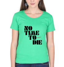 Load image into Gallery viewer, No Time To Die James Bond 007 T-Shirt for Womena-flag green-Ektarfa.online
