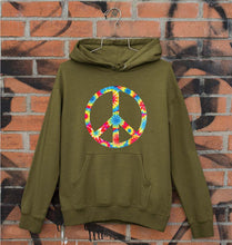 Load image into Gallery viewer, Trippy Psychedelic Peace Unisex Hoodie for Men/Women-Olive Green-Ektarfa.online
