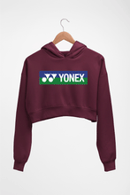 Load image into Gallery viewer, Yonex Crop HOODIE FOR WOMEN-Maroon-Ektarfa.online
