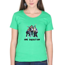 Load image into Gallery viewer, One Direction T-Shirt for Women-Flag Green-Ektarfa.online
