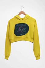 Load image into Gallery viewer, Liam Payne Crop HOODIE FOR WOMEN-Mustard Yellow-Ektarfa.online

