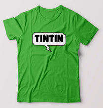 Load image into Gallery viewer, Tintin T-Shirt for Men-flag green-Ektarfa.online
