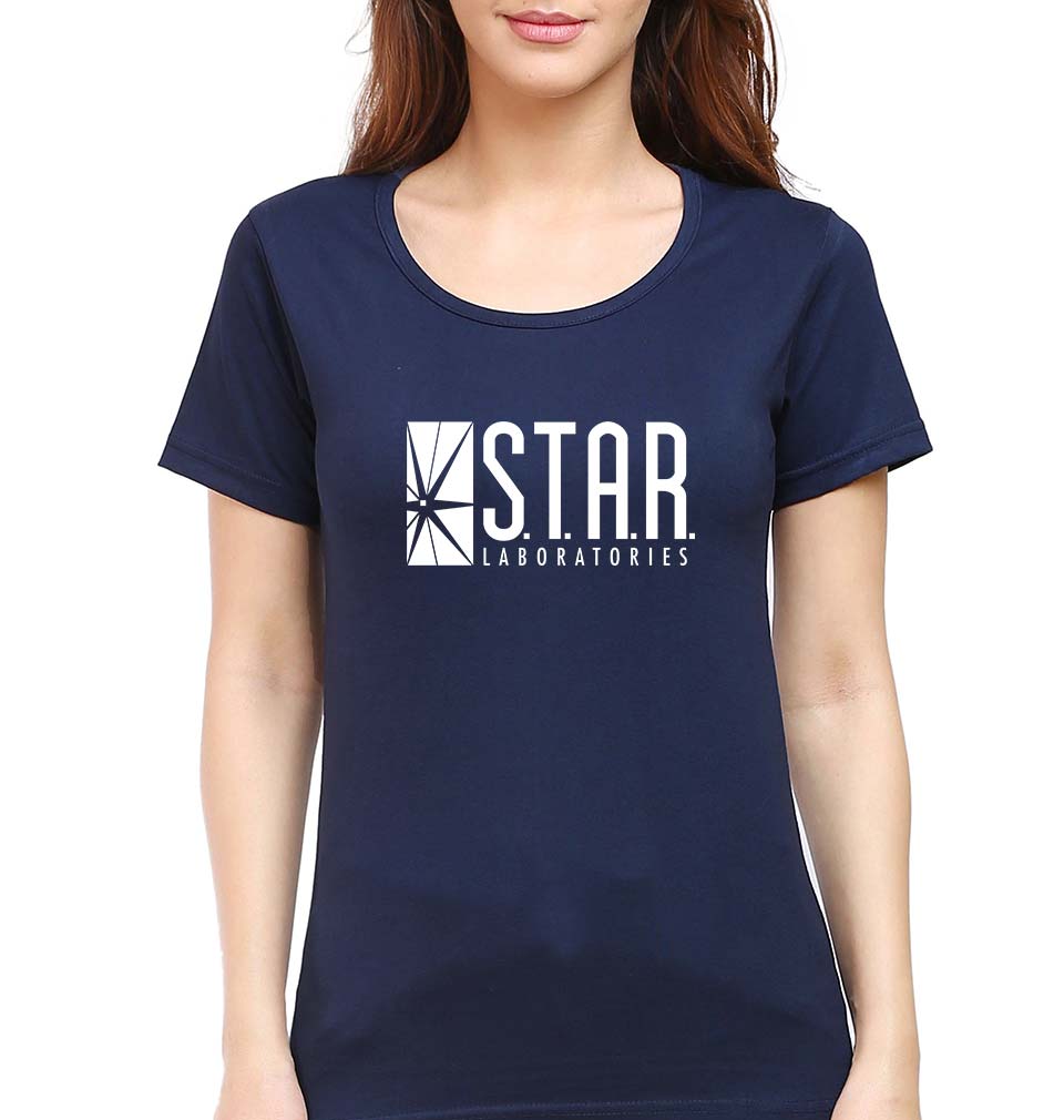 Star laboratories T-Shirt for Women-Navy Blue-Ektarfa.online
