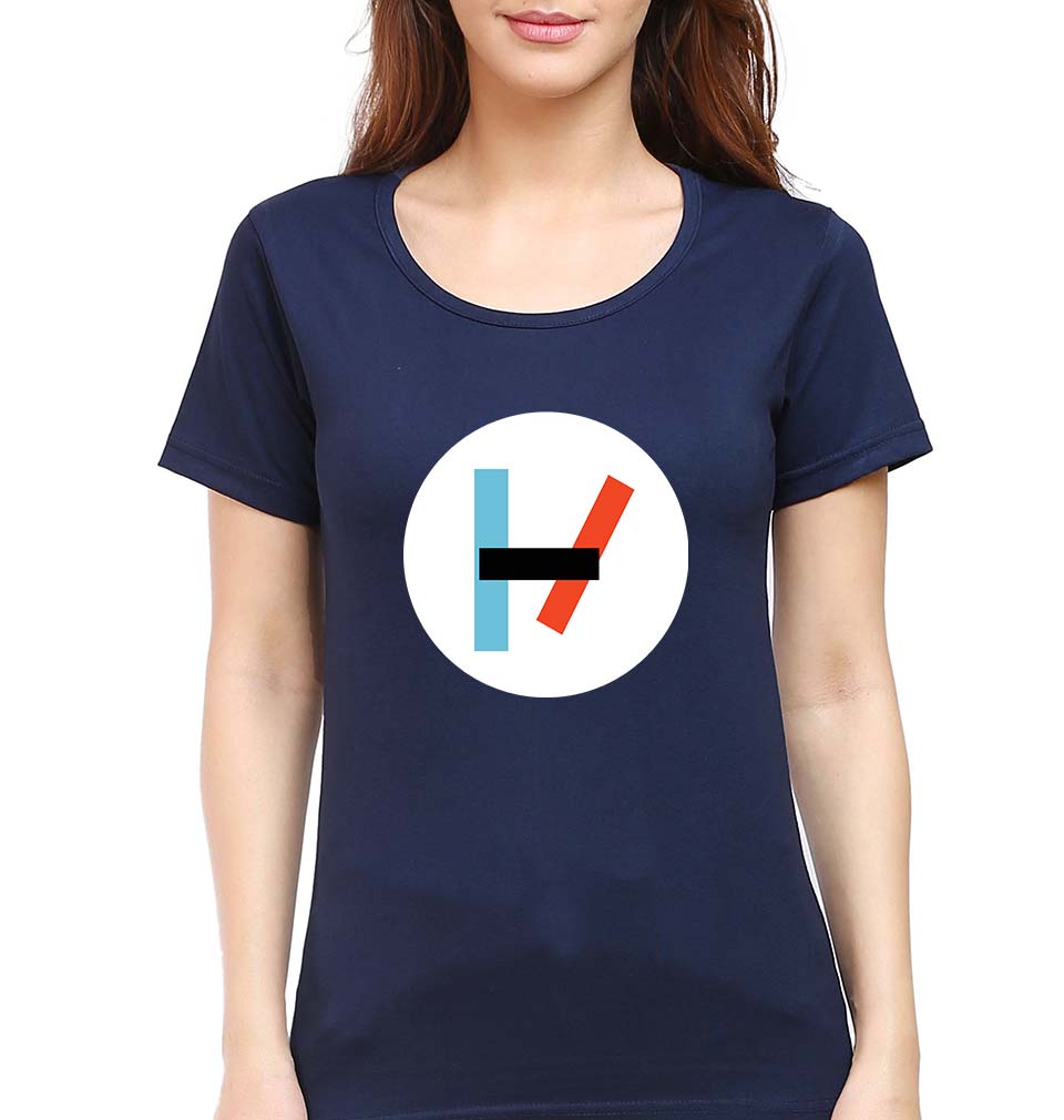 Twenty one pilots T-Shirt for Women-Navy Blue-Ektarfa.online