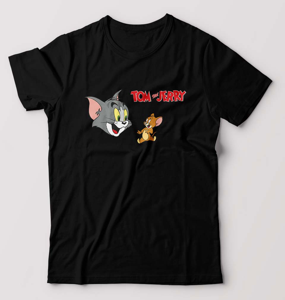 Tom and Jerry T-Shirt for Men-Black-Ektarfa.online