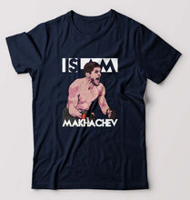 Load image into Gallery viewer, Islam Makhachev T-Shirt for Men-Navy Blue-Ektarfa.online
