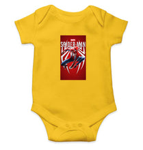 Load image into Gallery viewer, Spider Man Superhero Kids Romper Kids Romper For Baby Boy/Girl-0-5 Months(18 Inches)-Yellow-Ektarfa.online
