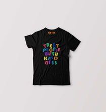 Load image into Gallery viewer, treat people.with kindness harry styles Kids T-Shirt for Boy/Girl-Black-Ektarfa.online
