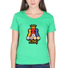 Load image into Gallery viewer, Ludo King T-Shirt for Women-Flag Green-Ektarfa.online
