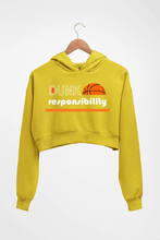 Load image into Gallery viewer, NBA Basketball Crop HOODIE FOR WOMEN-Mustard Yellow-Ektarfa.online
