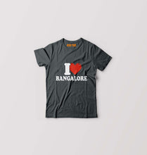 Load image into Gallery viewer, I Love BANGALORE Kids T-Shirt for Boy/Girl-Steal Grey-Ektarfa.online

