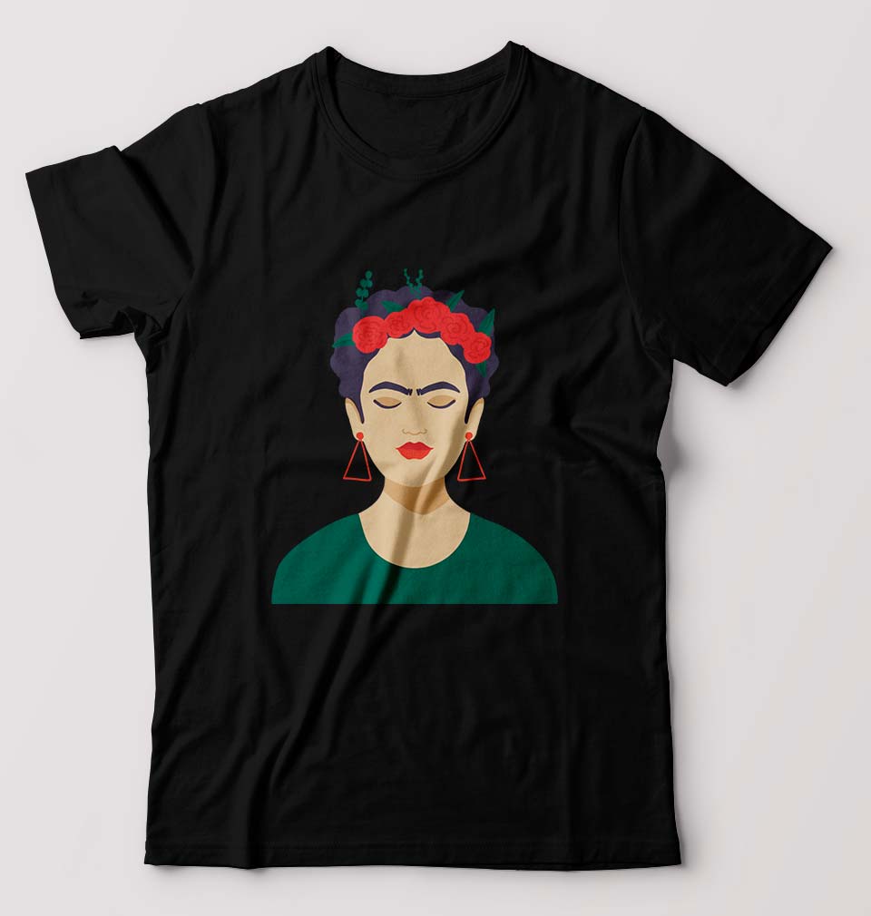 Frida Kahlo T-Shirt for Men-Black-Ektarfa.online
