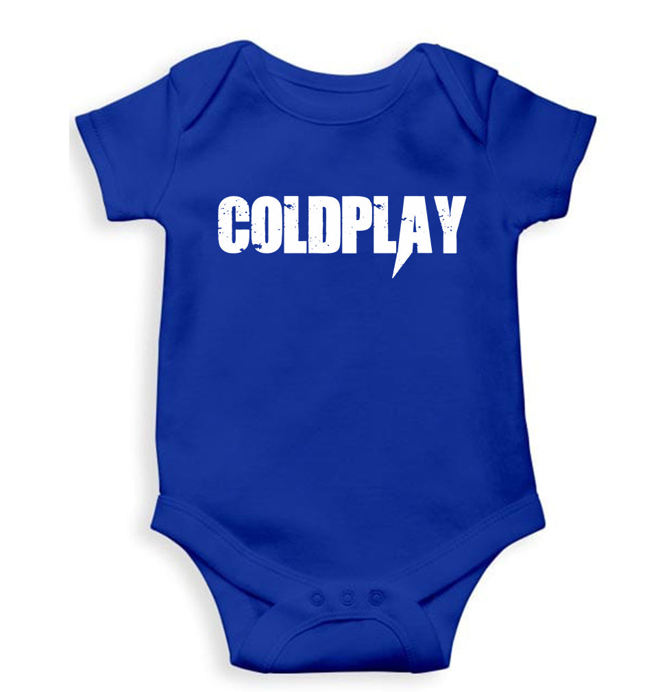 Coldplay Kids Romper For Baby Boy/Girl-Royal Blue-Ektarfa.online