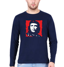 Load image into Gallery viewer, Che Guevara Full Sleeves T-Shirt for Men-Navy Blue-Ektarfa.online

