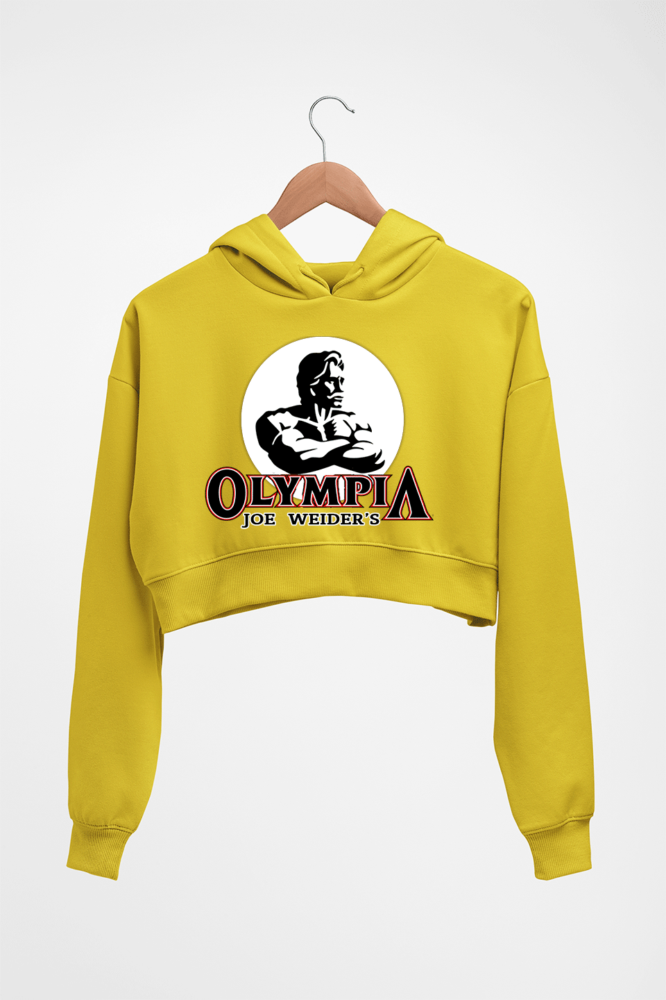 Olympia Crop HOODIE FOR WOMEN-Mustard Yellow-Ektarfa.online