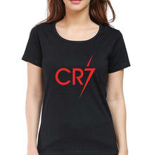Load image into Gallery viewer, Cristiano Ronaldo CR7 T-Shirt for Womenasvgbfc-Black-Ektarfa.online
