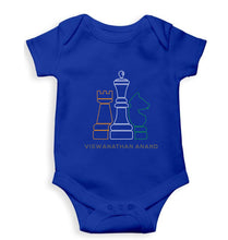 Load image into Gallery viewer, Viswanathan Anand Chess Kids Romper For Baby Boy/Girl-Royal Blue-Ektarfa.online
