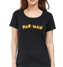 Load image into Gallery viewer, Pacman T-Shirt for Women-Black-Ektarfa.online
