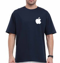 Load image into Gallery viewer, Apple Oversized T-Shirt for Men-Navy Blue-Ektarfa.online
