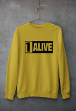 Load image into Gallery viewer, PUBG 1 Alive Unisex Sweatshirt for Men/Women-Mustard yellow-Ektarfa.online

