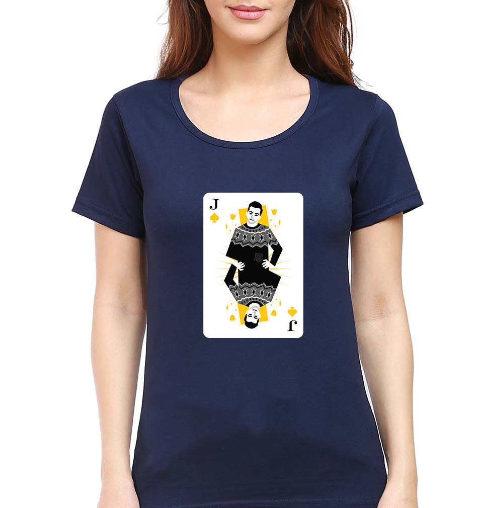 Risa Rodil T-Shirt for Women-Navy Blue-Ektarfa.online