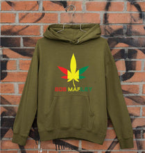 Load image into Gallery viewer, Bob Marley Weed Unisex Hoodie for Men/Women-Olive Green-Ektarfa.online
