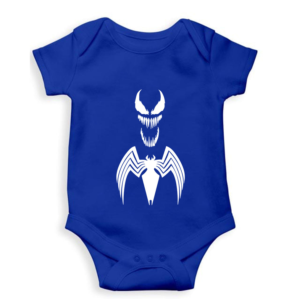 Venom Spiderman Superhero Kids Romper For Baby Boy/Girl-Royal Blue-Ektarfa.online