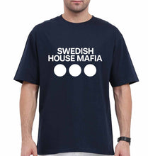 Load image into Gallery viewer, Swedish House Mafia Oversized T-Shirt for Men-Navy Blue-Ektarfa.online
