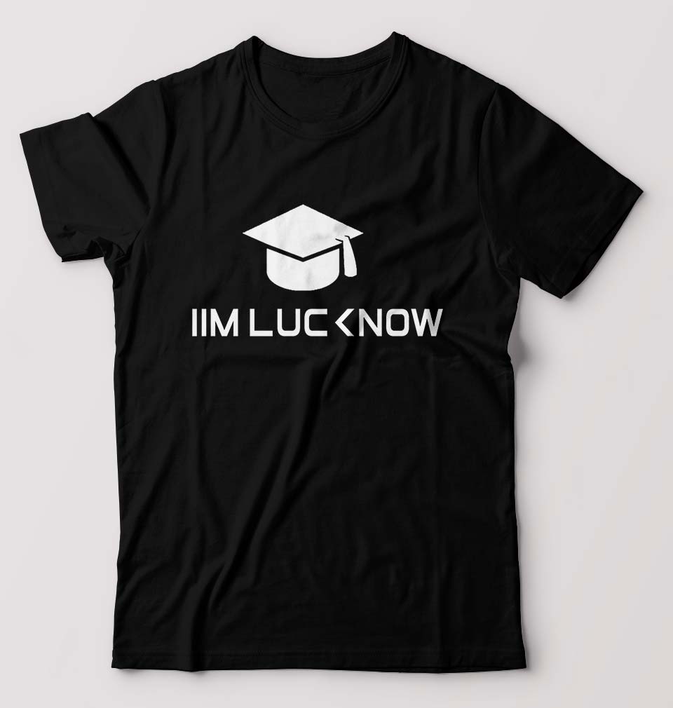 IIM L Lucknow T-Shirt for Men-Black-Ektarfa.online