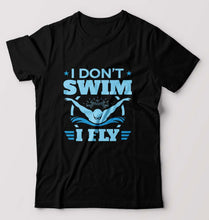 Load image into Gallery viewer, Swim T-Shirt for Men-Black-Ektarfa.online
