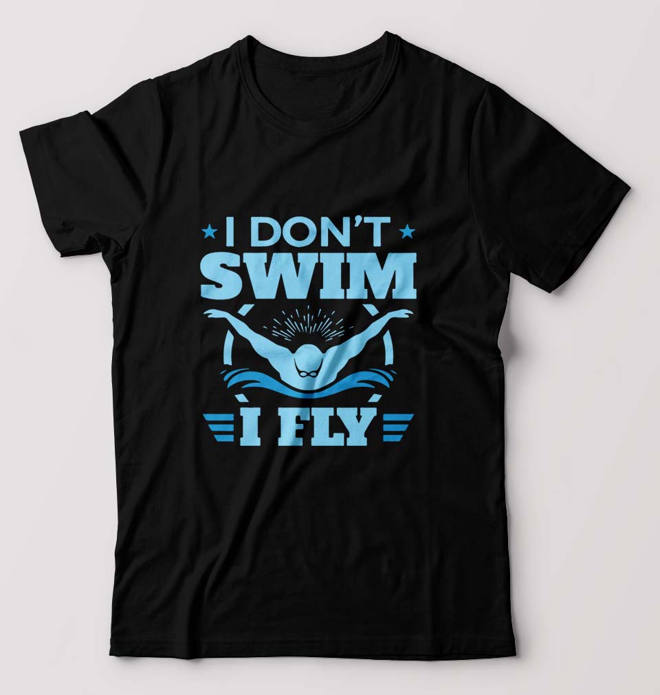 Swim T-Shirt for Men-Black-Ektarfa.online