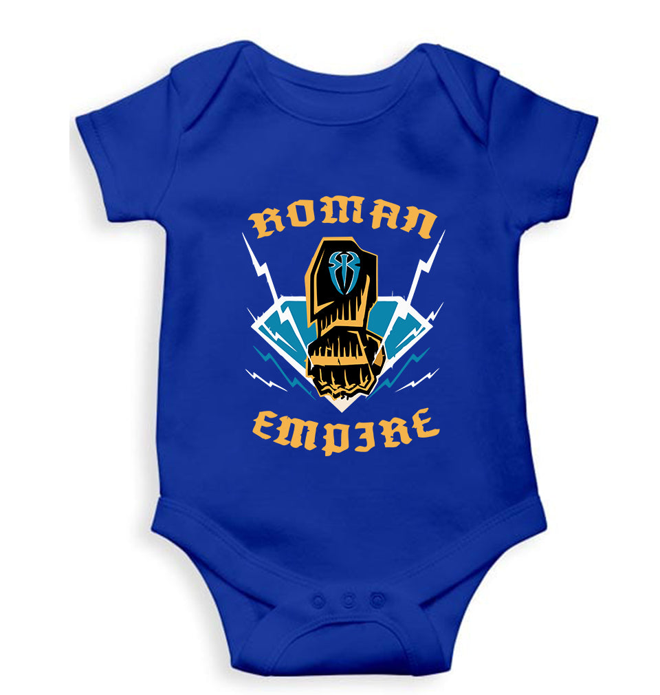 Roman Reigns WWE Kids Romper For Baby Boy/Girl-Royal Blue-Ektarfa.online