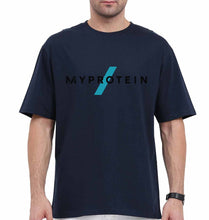 Load image into Gallery viewer, Myprotein Oversized T-Shirt for Men-Navy Blue-Ektarfa.online
