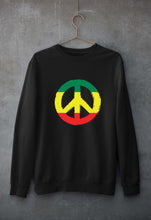 Load image into Gallery viewer, Bob Marley Peace Unisex Sweatshirt for Men/Women-Black-Ektarfa.online
