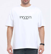 Load image into Gallery viewer, Grand Master Chess Oversized T-Shirt for Men-White-Ektarfa.online
