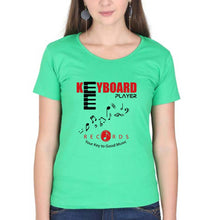 Load image into Gallery viewer, Piano T-Shirt for Women-Flag Green-Ektarfa.online
