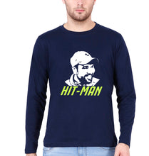 Load image into Gallery viewer, Rohit Sharma Full Sleeves T-Shirt for Men-Navy Blue-Ektarfa.online
