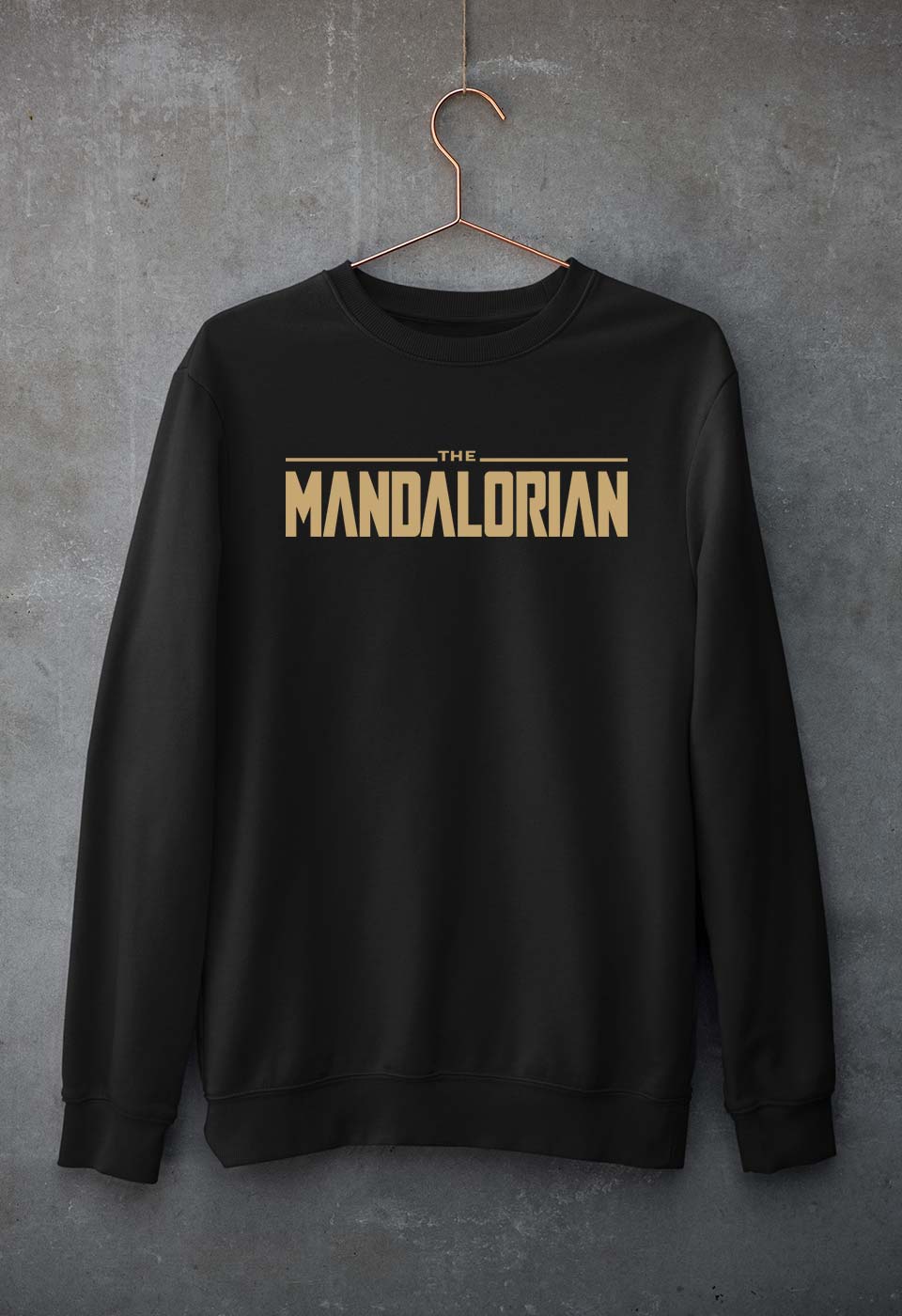 The Mandalorian Unisex Sweatshirt for Men/Women-Black-Ektarfa.online