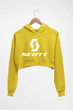 Load image into Gallery viewer, Scott Sports Crop HOODIE FOR WOMEN-Mustard Yellow-Ektarfa.online
