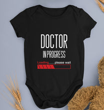 Load image into Gallery viewer, Doctor in progress Kids Romper For Baby Boy/Girl-0-5 Months(18 Inches)-Black-Ektarfa.online
