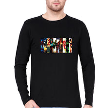 Load image into Gallery viewer, Superhero Full Sleeves T-Shirt for Men-Black-Ektarfa.online
