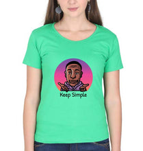Load image into Gallery viewer, Khaby Lame T-Shirt for Women-Flag Green-Ektarfa.online
