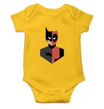 Load image into Gallery viewer, Deadpool &amp; Batman Kids Romper For Baby Boy/Girl-0-5 Months(18 Inches)-Yellow-Ektarfa.online
