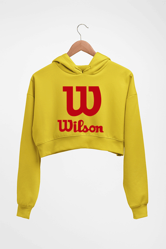 Wilson Crop HOODIE FOR WOMEN-Mustard yellow-Ektarfa.online