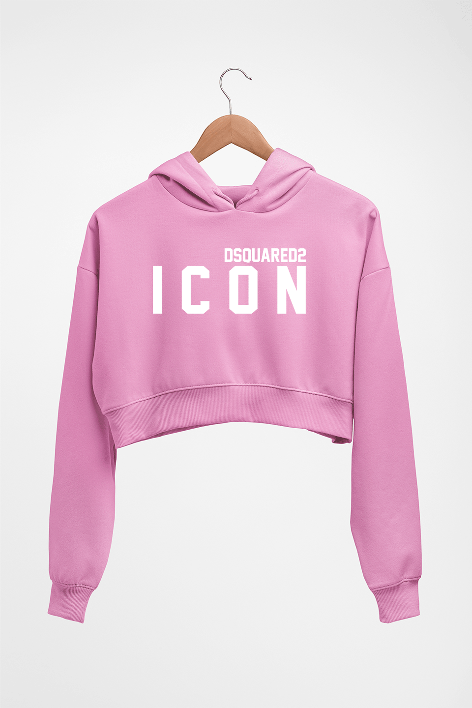 DSQUARED - ICON HOODIE FOR WOMEN-Light Baby Pink-Ektarfa.online
